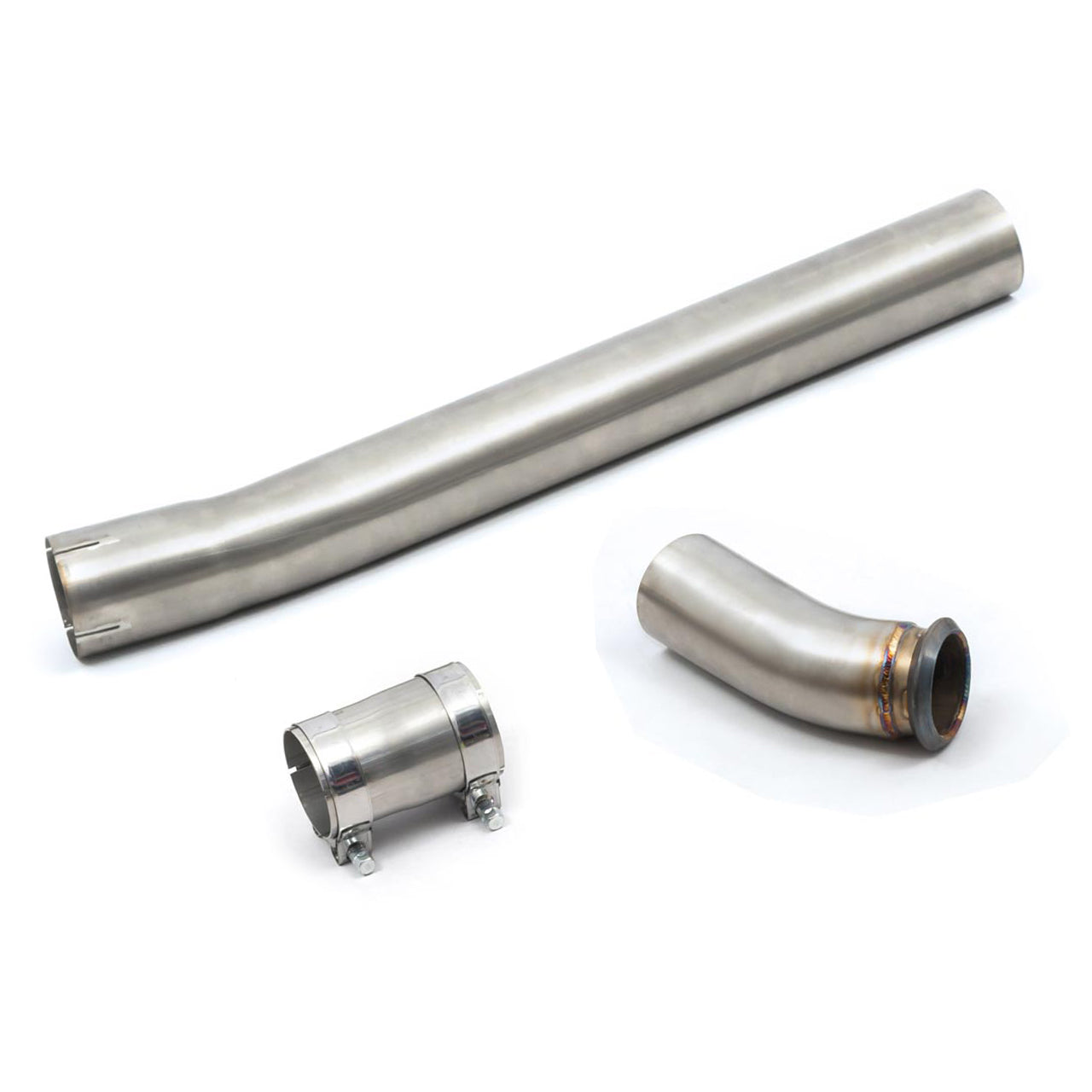 Mini Cooper S F56 Mk3 2.0T 2014-2018 Center Resonator Delete | Centre Silencer Delete Mid-Pipe | 3" (76mm) Stainless Bolt-On Exhaust Link Pipe | Cobra Sport | Centre Box Delete Straight Pipe Upgrade