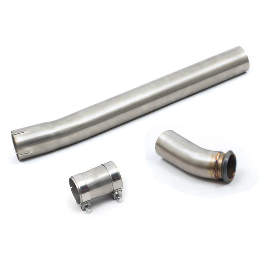 Cobra Sport Mini Mk3 Cooper S F56 LCI (2019+) GPF/OPF/PPF Delete/Removal Exhaust Mid-Pipe – 3'' (76mm) Stainless Centre Pipe, Resonator Delete, Olive Clamp Joint – Fits B48 2.0T & JCW – Track Use Only