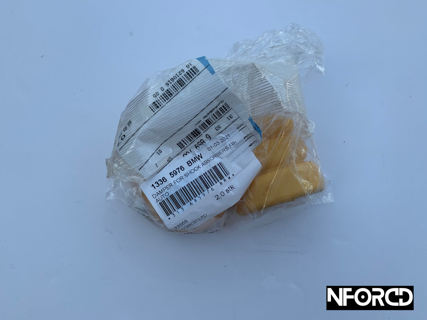 BMW F‑Series Front Axle Strut Bump Stop Kit – OEM Jounce Bumpers / Shock Absorber Buffers for Coilovers & Lowering Springs – Fits F80 M3, F82/F83 M4, F87 M2, F20/F21 1 Series, F22 2 Series – Travel Limiters/Damper Stops, Pair