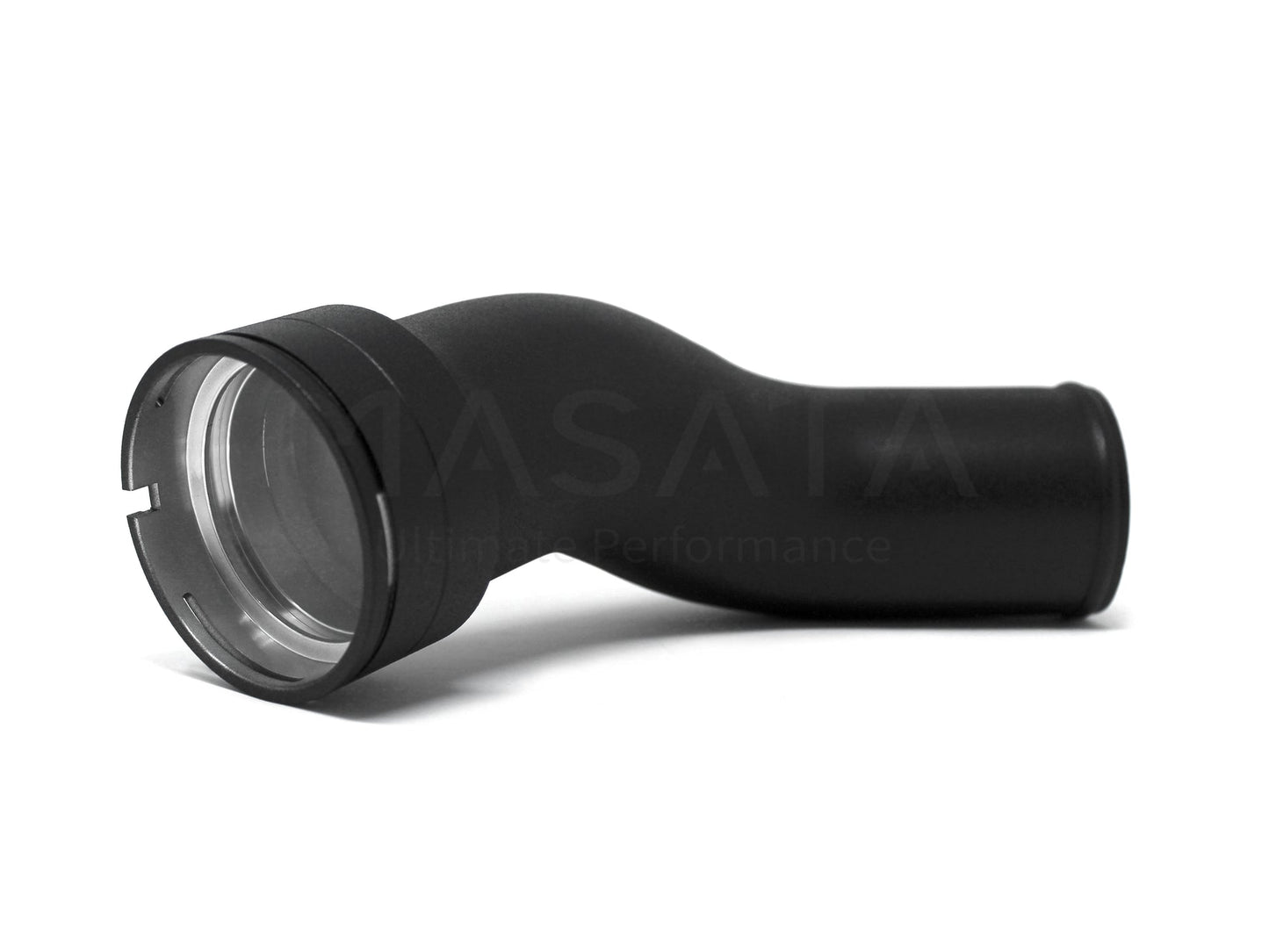 Masata BMW N55 F-Series Aluminium Charge Pipe Upgrade (Chargepipe) - F20 F21 F22 F23 F30 F31 F32 F33 F34 F36 - M135i M235i 335i 435i M2 F87 - 70mm Black, Meth Bung - MST0005