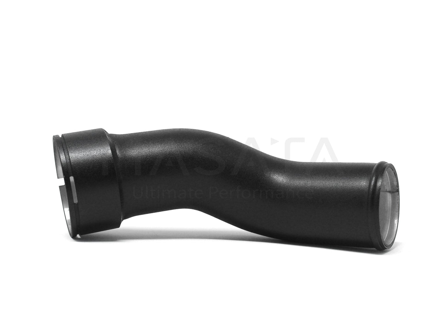 Masata BMW N55 F-Series Aluminium Charge Pipe Upgrade (Chargepipe) - F20 F21 F22 F23 F30 F31 F32 F33 F34 F36 - M135i M235i 335i 435i M2 F87 - 70mm Black, Meth Bung - MST0005