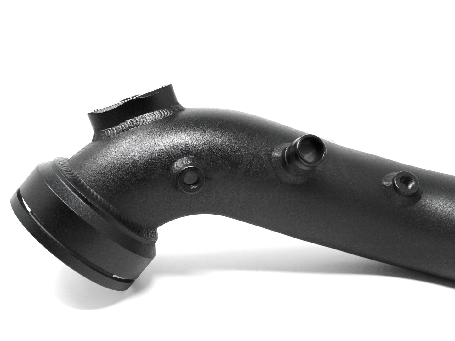 Masata BMW N55 F-Series Aluminium Charge Pipe Upgrade (Chargepipe) - F20 F21 F22 F23 F30 F31 F32 F33 F34 F36 - M135i M235i 335i 435i M2 F87 - 70mm Black, Meth Bung - MST0005