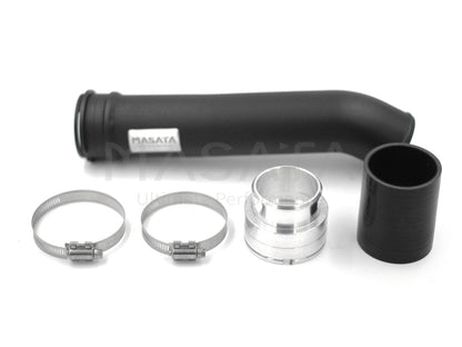 Masata Aluminium Charge Pipe / Boost Pipe (Turbo Outlet to Intercooler) for BMW F10 F11 5 Series N20 2.0T 520i 528i 528ix xDrive 2009-2016 – Hot-Side Hard Pipe Upgrade, Direct-Fit OEM Replacement, Compressor Outlet Pipe – MST0049