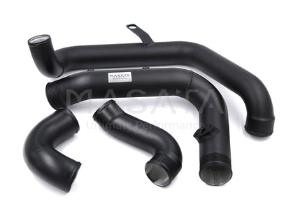 Masata MST0074 Charge & Boost Pipe Kit for VW Volkswagen Tiguan 2.0 TSI 330/380 (MQB) - Aluminium Hard Pipe Upgrade, Turbo Outlet to Intercooler Hot/Cold Side Pipes - OEM Replacement Intercooler Piping, EA888 Gen 3, Stage 1/2