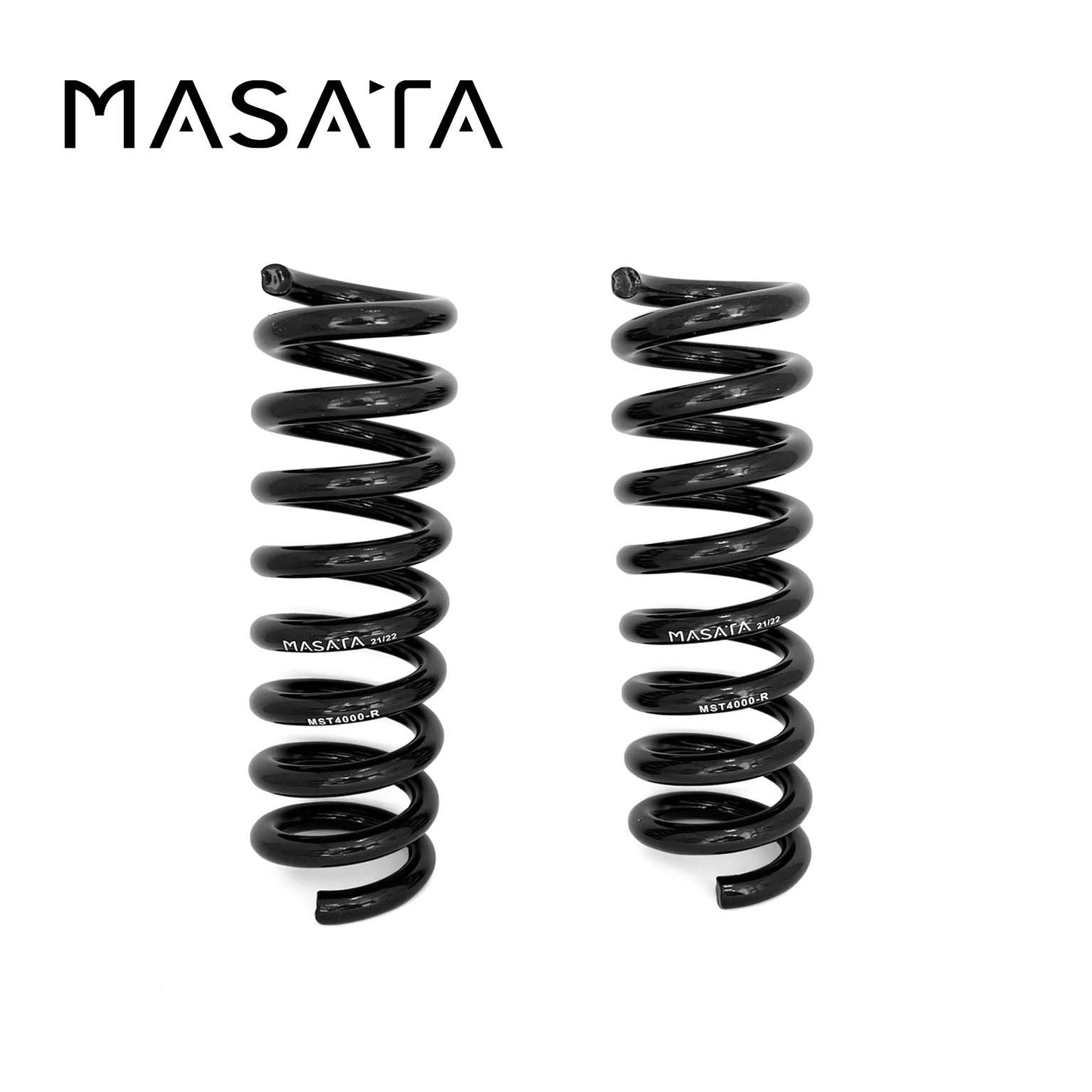 Masata MST4000 Sport Lowering Springs for BMW F80 M3 & F82 M4 (2014-2018, Competition & CS) | F8x Coil/Drop Spring Lowering Kit | 20mm Front, 5-10mm Rear | Performance Suspension Upgrade UK