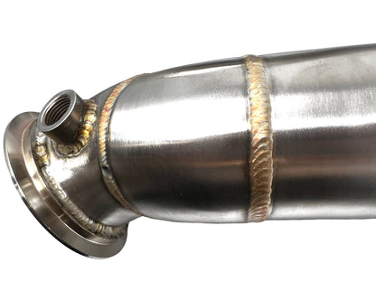 Masata S58 G8X Catless Downpipe / Decat Front Pipe – BMW G80 G81 G82 G83 M3/M3 Touring M4, G87 M2 (Competition & xDrive) High-Flow Turbo Down Pipe, Straight Pipe Race Exhaust Upgrade MST6003 2021+