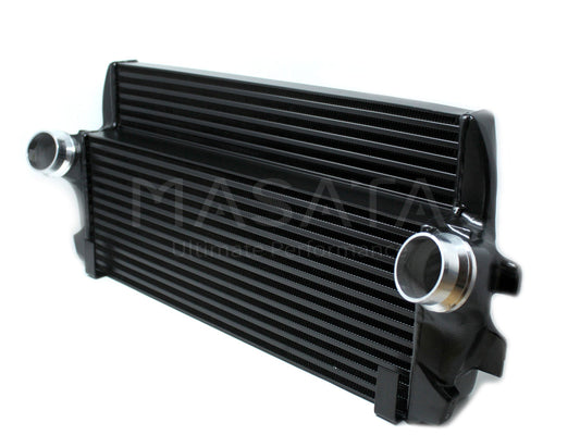 Masata MST0097 FMIC Front Mount Intercooler / Charge Air Cooler Upgrade for BMW F10 F11 F07 GT 5 Series, F06 F12 F13 6 Series, F01 7 Series – 535i N55, 530d 535d 525d 520d 518d, 640d, 740i | Performance Intercooler Kit | Alloy Direct Fit