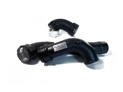 Masata BMW S58 Charge Pipe/Boost Pipe Upgrade – Aluminium Turbo Pressure Pipe Kit for G80 G81 M3, G82 G83 M4, G87 M2 (Competition & xDrive) – Intercooler/Intake Hard Pipe with Meth Ports – Direct Fit Replacement