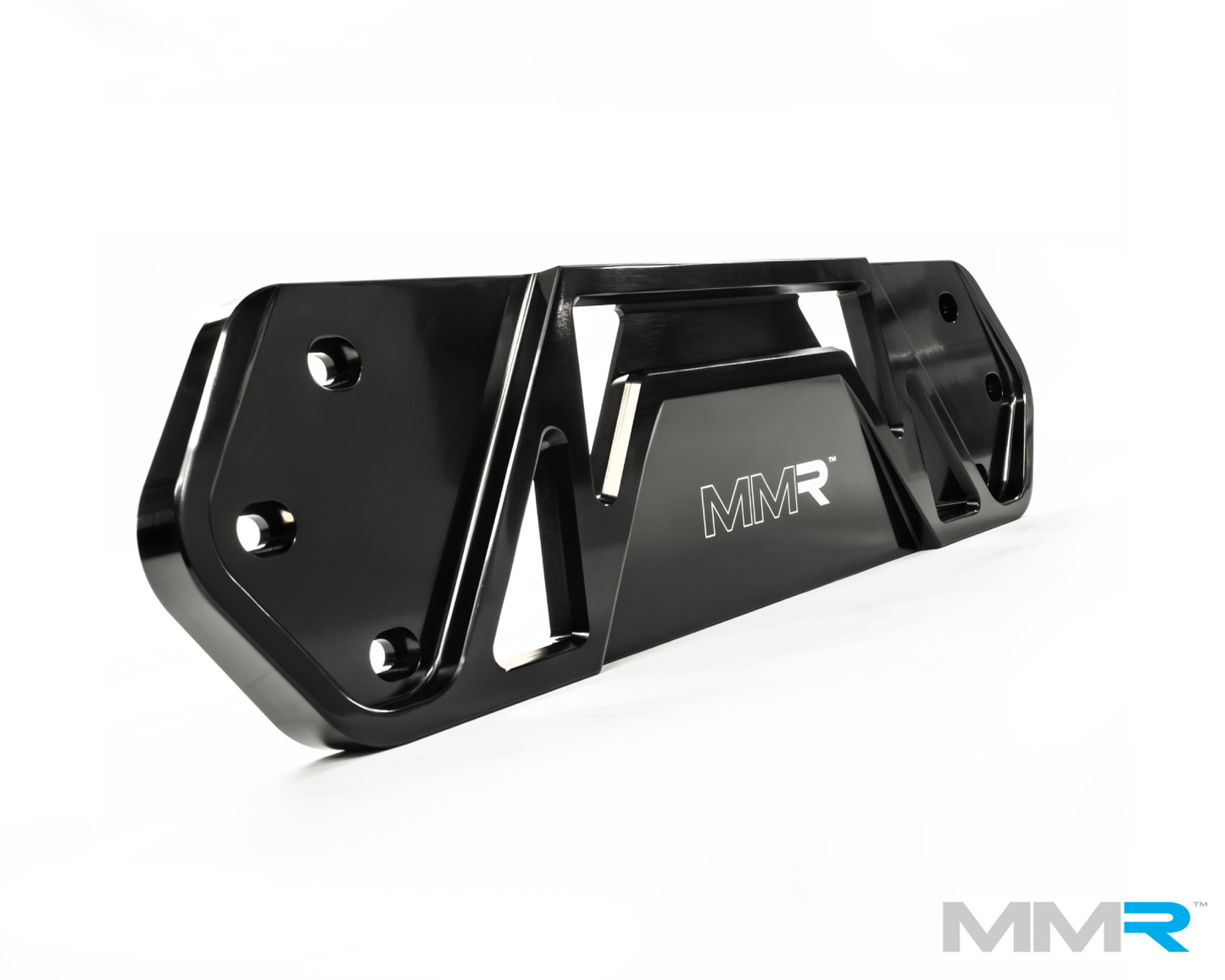 MMR Centre Tunnel Underbody Chassis Brace for MINI F56 F55 F54 (2013+)  Billet Aluminium, Gloss Black  Fits Cooper, Cooper S, JCW