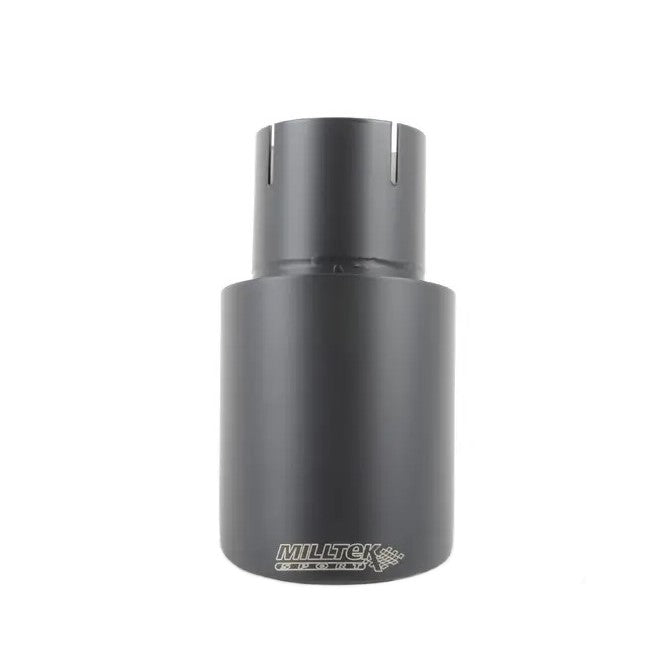 Milltek Sport GT90 90mm Black Ceramic Exhaust Tip | Genuine Tailpipe Finisher/Trim MSAU532 | Cerakote Satin Black | For Milltek Systems on Audi RS3, BMW M2/M3, MINI Cooper S, VW Golf GTI/R | Single Tip (Sold Individually)