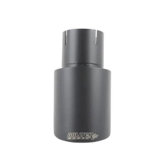 Milltek Sport GT90 90mm Black Ceramic Exhaust Tip | Genuine Tailpipe Finisher/Trim MSAU532 | Cerakote Satin Black | For Milltek Systems on Audi RS3, BMW M2/M3, MINI Cooper S, VW Golf GTI/R | Single Tip (Sold Individually)