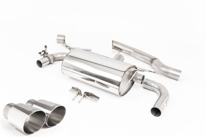 Milltek Sport Non-Resonated Race Cat-Back/OPF-Back Exhaust System for BMW 2 Series F22 LCI M240i (2019+, OPF Equipped) - Fits M240i & xDrive - 66.5mm - GT-90/Jet-90 Tips
