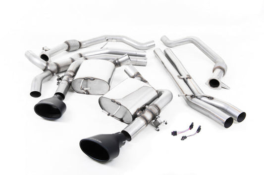 Milltek Audi RS5 B9 2.9 V6 Turbo Coupe Non-Resonated Valved Cat-Back Exhaust (2017-2018, Non-OPF/GPF) - SSXAU755