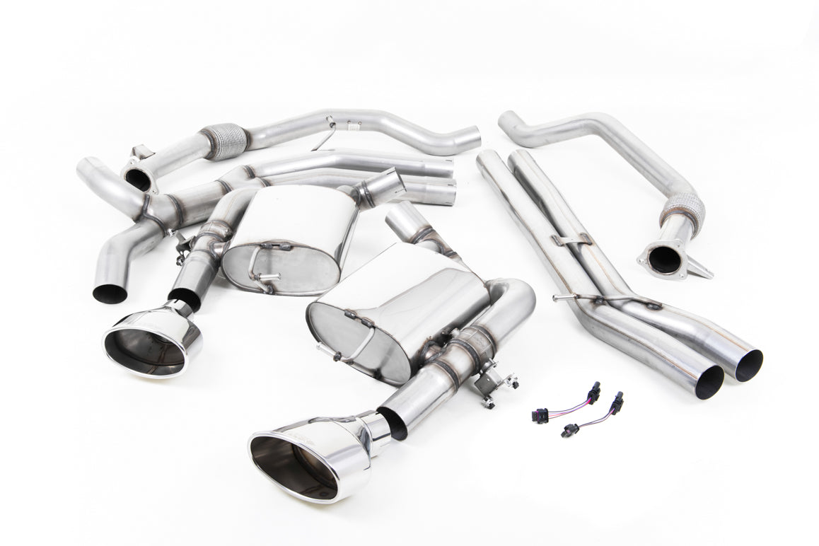 Milltek Audi RS5 B9 2.9 V6 Turbo Coupe Non-Resonated Valved Cat-Back Exhaust (2017-2018, Non-OPF/GPF) - SSXAU755