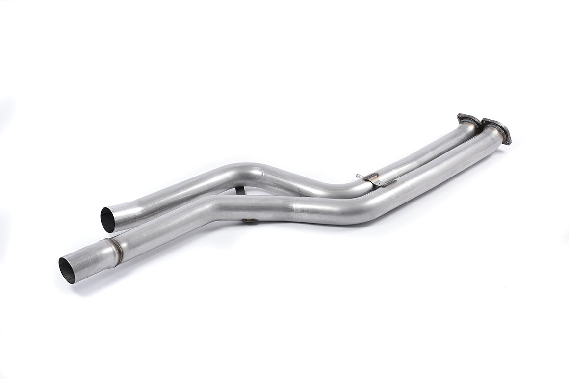 Milltek Sport 3 Inch (76mm) Centre/Mid Pipes - Secondary Cat Delete/DeCat - BMW M3 F80 & M4 F82 F83 (S55, F8X) - Fits Milltek Cat-Back Only - SSXBM1032 Bypass/Midpipe Upgrade