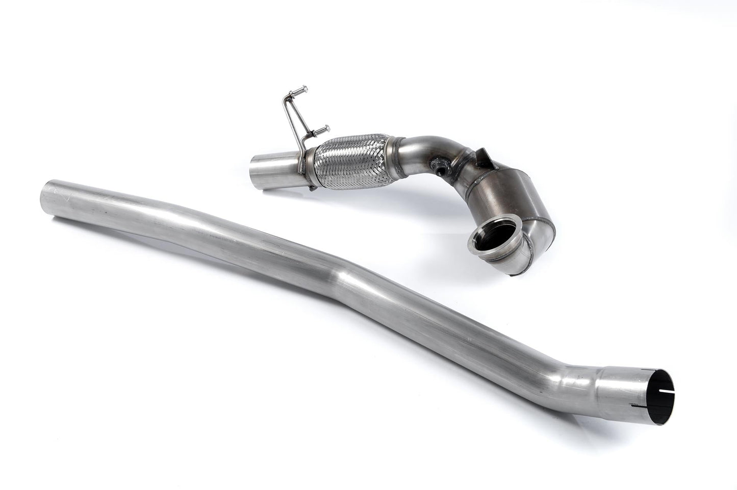 Milltek Sport 3"/76mm Large-Bore Downpipe with 200 CPSI Hi-Flow Sports Cat for Volkswagen Golf GTI Mk7/Mk7.5 (Non-OPF) - Fits Milltek Cat-Back - EC Approved, Stage 2 Ready - Also fits SEAT Leon Cupra 280/290/300 - SSXVW283