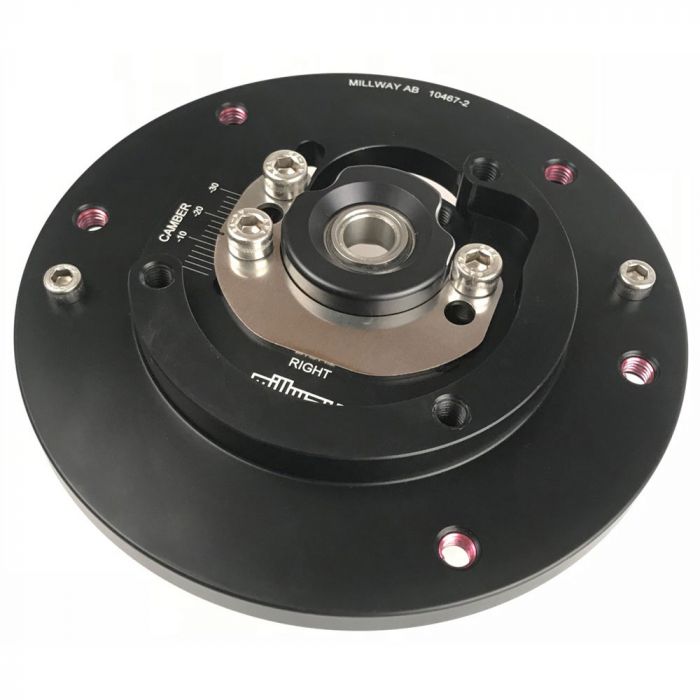 Millway Motorsport Adjustable Front Camber Plates & Strut Top Mounts for BMW F80 M3, F82/F83 M4, F87 M2 Competition (F-Series) - Negative Camber Kit/Alignment Plates - Track Day & Fast Road - Coilover Compatible Pillowball Upper Mounts - MW90467