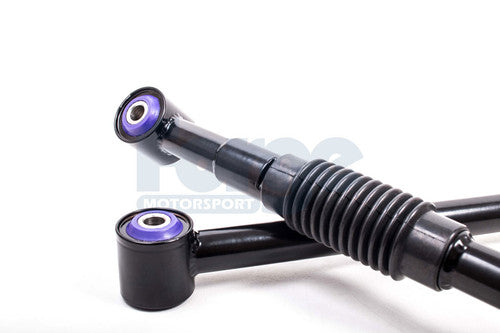 Forge Motorsport Adjustable Rear Tie Bars for BMW X1 F48 (2014 Onwards) - Powerflex Bushed Rear Alignment Arms