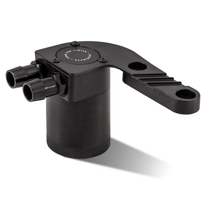 Mishimoto Baffled Oil Catch Can Kit / Air-Oil Separator (AOS) for BMW S55 F80 M3, F82/F83 M4, F87 M2 Competition 2015-2020 | Direct-Fit PCV/CCV Crankcase Blow-By Catch Tank | Billet Aluminium | MMBCC-F80-15CBE