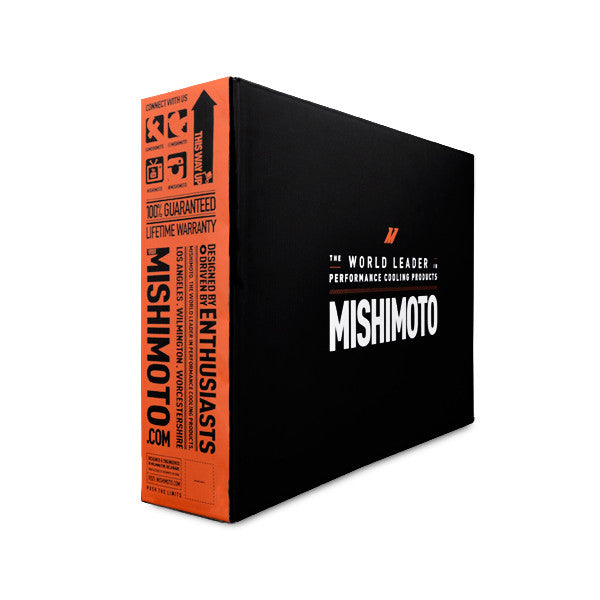 Mishimoto BMW N54/N55 Manual Transmission Radiator for 135i 335i E82 E88 E90 E92 E93 | Performance Alloy Aluminum/Aluminium Uprated Replacement | Direct-Fit Plug & Play Dual-Row Core | 1 Series & 3 Series Cooling Upgrade | MMRAD-E90-07