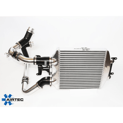 AIRTEC FMIC Intercooler & Boost Pipe Kit for 1.9 TDI PD130 – Skoda Fabia vRS Mk1 (6Y), SEAT Ibiza Mk4 (6L), VW Polo 9N – 60mm Bar-and-Plate Core | Seat Sport Style Front Mount Charge Cooler | Satin Black | VAG Diesel Hard Pipe Upgrade | 3-Year Warranty