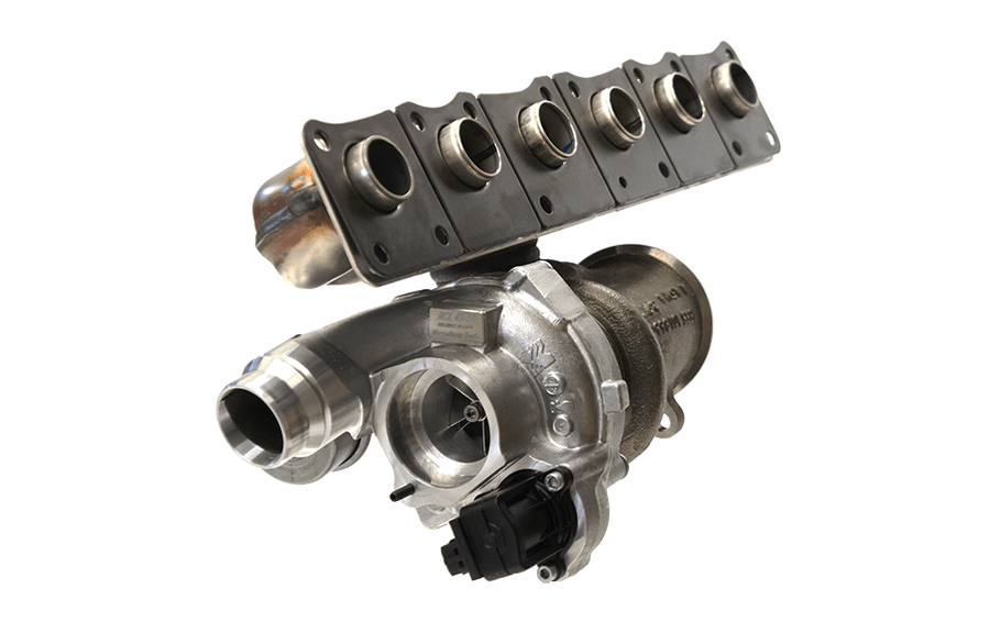 Mosselman MSL42-54 Stage 1 Turbocharger Upgrade Kit for BMW N55 PWG (Pre 07/2013) - M135i/135i, 335i E90 F30, 435i F32, 535i F10, 640i, X5 35i E70 F15 - Plug & Play High-Flow Hybrid Turbo