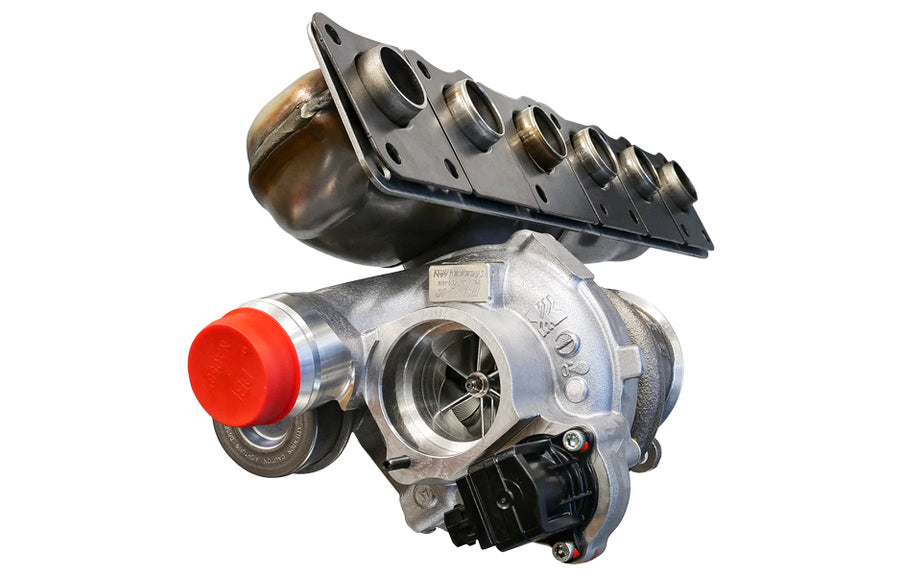 Mosselman MSL48-60 Stage 2 Turbocharger Upgrade Kit for BMW N55 PWG (M135i, 335i, 435i, 535i, 640i, X5 35i) | OEM-Based Bolt-On Hybrid Turbo | Up to 600 hp | E82/E90/F20/F30/F10/F15