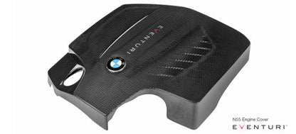 Eventuri Black Carbon Fibre Engine Cover for BMW N55 (incl. F87 M2) - Prepreg OEM+ Engine Bay Cover