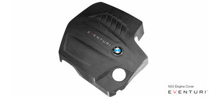 Eventuri Black Carbon Fibre Engine Cover for BMW N55 (incl. F87 M2) - Prepreg OEM+ Engine Bay Cover