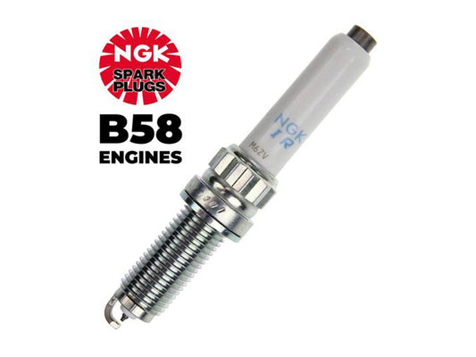 NGK 94201 Laser Iridium OEM Spark Plug for BMW B58 & B48 Engines - Fits M140i M240i 340i 440i 540i 740i X3/X4 M40i, MINI Cooper S/JCW - Heat Range 8, Ideal for Stock & Tuned