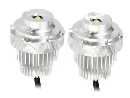 Owl LED Angel Eyes Halo Ring Bulbs for BMW 5 Series E60 E61 LCI 2007-2009 (Halogen) – White Corona Ring DRL Upgrade Modules, Plug & Play, CANBUS Error-Free, No Coding, 20W Pair – Saloon/Touring, Non-Xenon