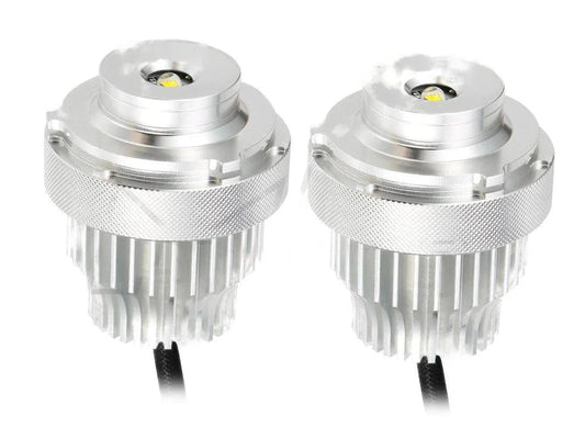 Owl LED Angel Eyes Halo Ring Bulbs for BMW 5 Series E60 E61 LCI 2007-2009 (Halogen) – White Corona Ring DRL Upgrade Modules, Plug & Play, CANBUS Error-Free, No Coding, 20W Pair – Saloon/Touring, Non-Xenon