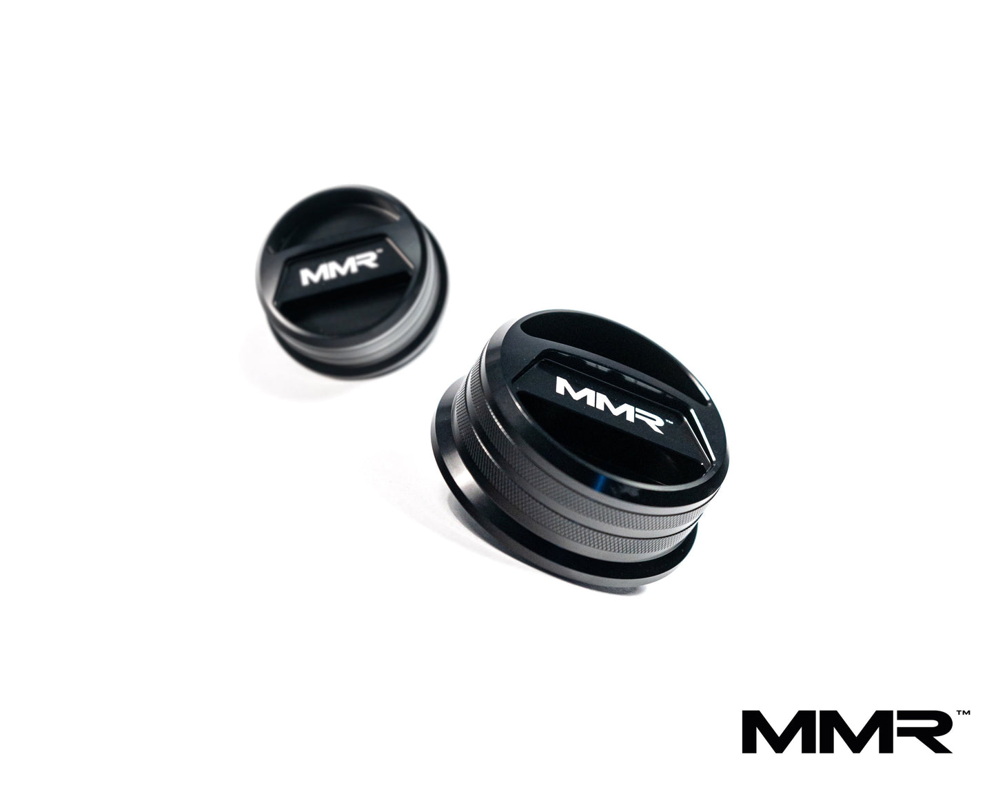 MMR Performance Billet Oil Filler Cap  Mini F5x (F56 F55 F57 F54) B38 B48 B37 B47  Black Anodised CNC 6061 Aluminium  Cooper, Cooper S & JCW  Positive-Lock Upgrade