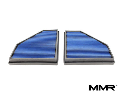 BMW G8X S58 High Flow Cotton Panel Air Filters  Drop-In Performance Pair for G87 M2, G80 M3, G82 M4  Washable & Reusable OE Airbox Upgrade
