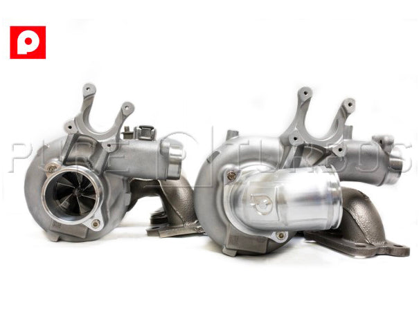 Pure Turbos Stage 2+ (PS2+) Twin Turbo Upgrade for BMW S55 - M2 Competition F87, M3 F80, M4 F82/F83 (2014+) | PT015