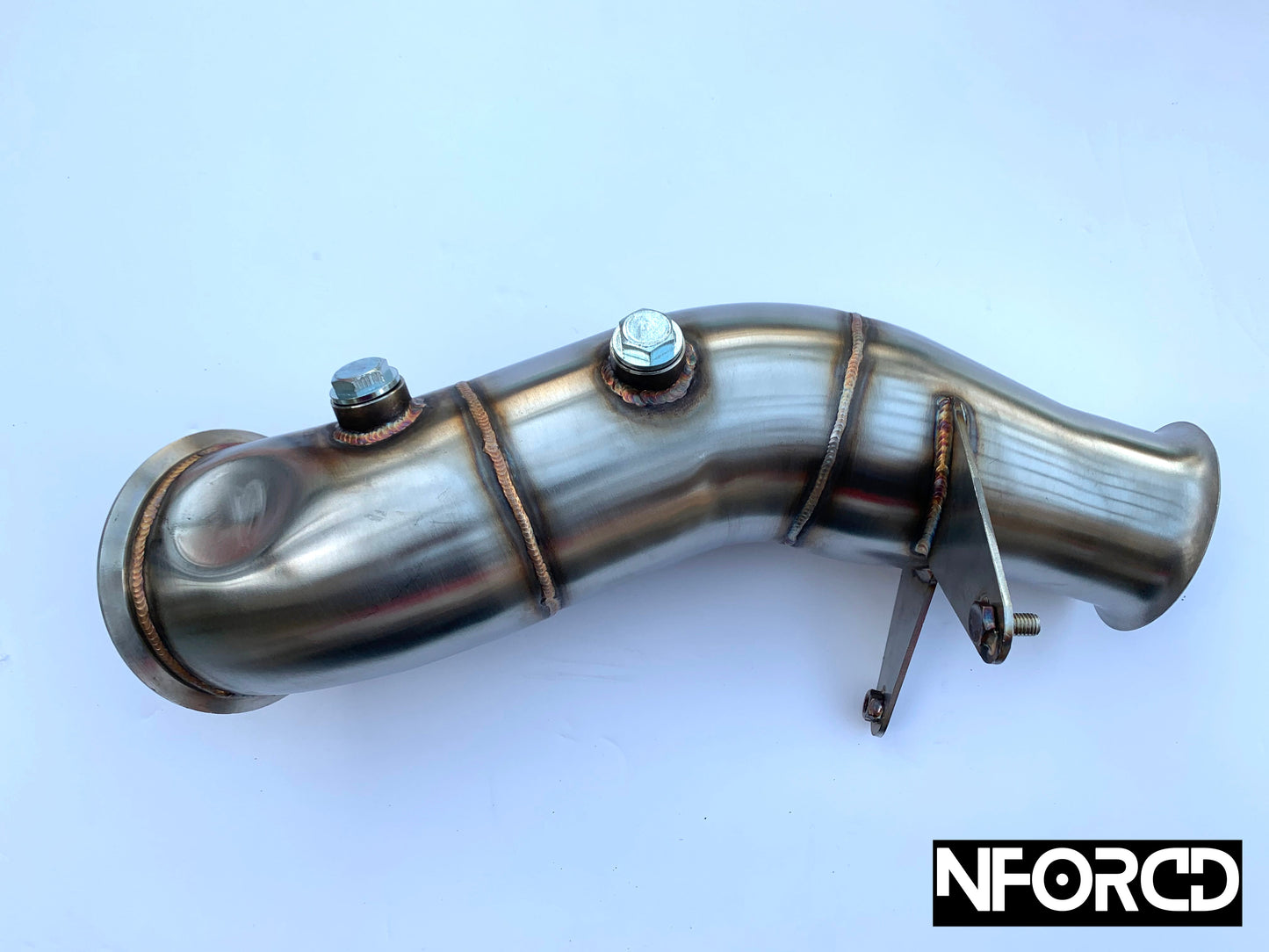 BMW F-Series N55 EWG (Electronic Wastegate) 4" Catless Downpipe / Decat Turbo Pipe - M135i M235i 335i 435i M2 (F20 F21 F22 F30 F31 F32 F33 F87) Straight Pipe Race DP 100mm High-Flow Upgrade