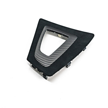 Genuine BMW M Performance Carbon Fibre & Alcantara Gearshift Surround Trim RHD - 1 Series F20 F21, 2 Series F22 F23 (Auto/Sport Auto) Centre Console Gear Selector - 2010-2019 - OEM 51162343740