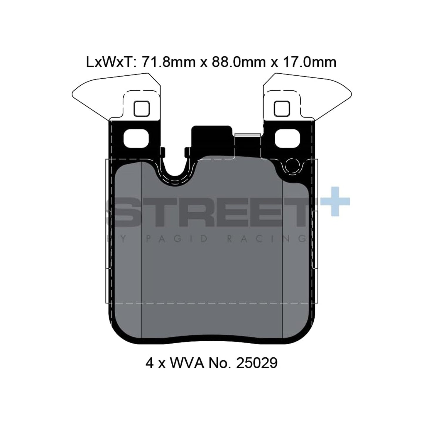 Pagid Street+ Rear Brake Pads For BMW F Series M Cars & M Lites