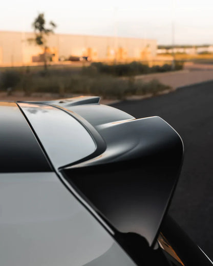 VW GOLF, GOLF GTI & GOLF R MK7 / MK7.5 EVO-1 GLOSS BLACK REAR SPOILER BY ZAERO (2013-2020)