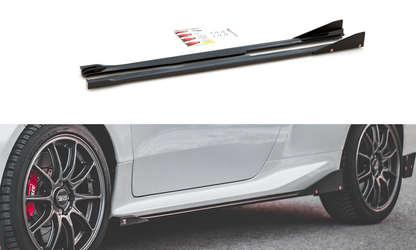 Maxton Design - SIDE SKIRTS DIFFUSERS V.2 + FLAPS TOYOTA GR YARIS MK4