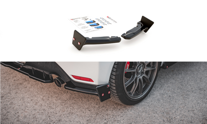 Maxton Design - REAR SIDE SPLITTERS V.2 + FLAPS TOYOTA GR YARIS MK4