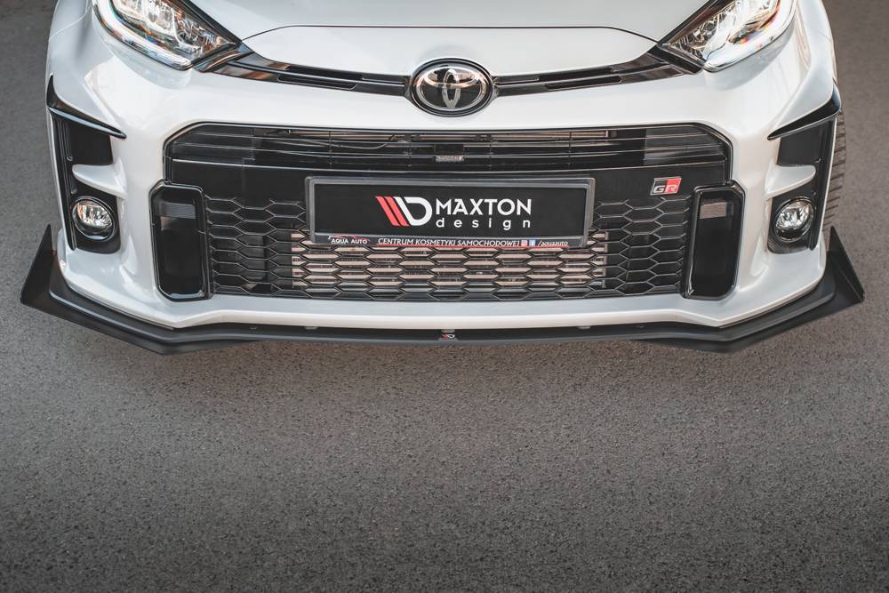 Maxton Design - STREET PRO FRONT SPLITTER + FLAPS TOYOTA GR YARIS MK4