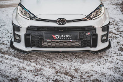 Maxton Design - FRONT SPLITTER V.3 + FLAPS TOYOTA GR YARIS MK4