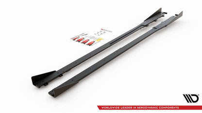 Maxton Design - STREET PRO SIDE SKIRTS DIFFUSERS + FLAPS TOYOTA GR YARIS MK4