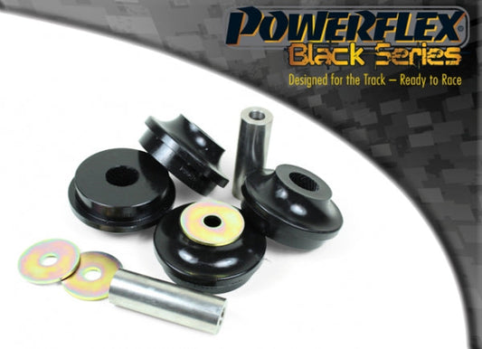Powerflex PFF5-4001 Black Series Front Thrust/Radius Arm to Chassis Bush Kit (Set of 2) - BMW E82 1M, E90/E92/E93 M3, F87 M2, F80 M3, F82/F83 M4 - Tension Strut / Reaction Rod / Lower Control Arm/Wishbone Rear Polyurethane Caster Bushings
