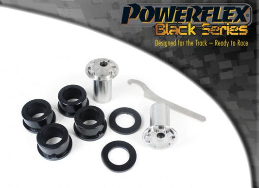 Powerflex Black Series Adjustable Camber Front Lower Control Arm/Wishbone Front Mount Bush Kit - BMW 1 Series F40/F52, 2 Series F44; MINI F54/F55/F56/F57/F60 - Polybush Suspension Upgrade PFF5-1301GBLK