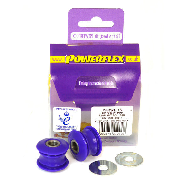 Powerflex Rear Anti-Roll Bar Link Rod Suspension Bush PFR5-1315 for BMW & MINI F-Series (F40 F44 F52 F45 F46 F48 F49 F39 F54 F55 F56 F57 F60) - Replaces OEM 33506862865 - Road Series