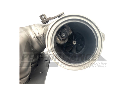 Pure Turbos N55 Pure Stage 2 (PS2) Hybrid Turbocharger Upgrade - BMW M2, M135i, M235i, 335i, 435i (F20 F21 F22 F30 F32) PWG/EWG - Big Turbo Direct Bolt-On, OEM Housing, Billet Wheel VSR Balanced - 500+ WHP Performance Turbo Replacement