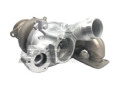Pure Turbos N55 Pure Stage 2 (PS2) Hybrid Turbocharger Upgrade - BMW M2, M135i, M235i, 335i, 435i (F20 F21 F22 F30 F32) PWG/EWG - Big Turbo Direct Bolt-On, OEM Housing, Billet Wheel VSR Balanced - 500+ WHP Performance Turbo Replacement