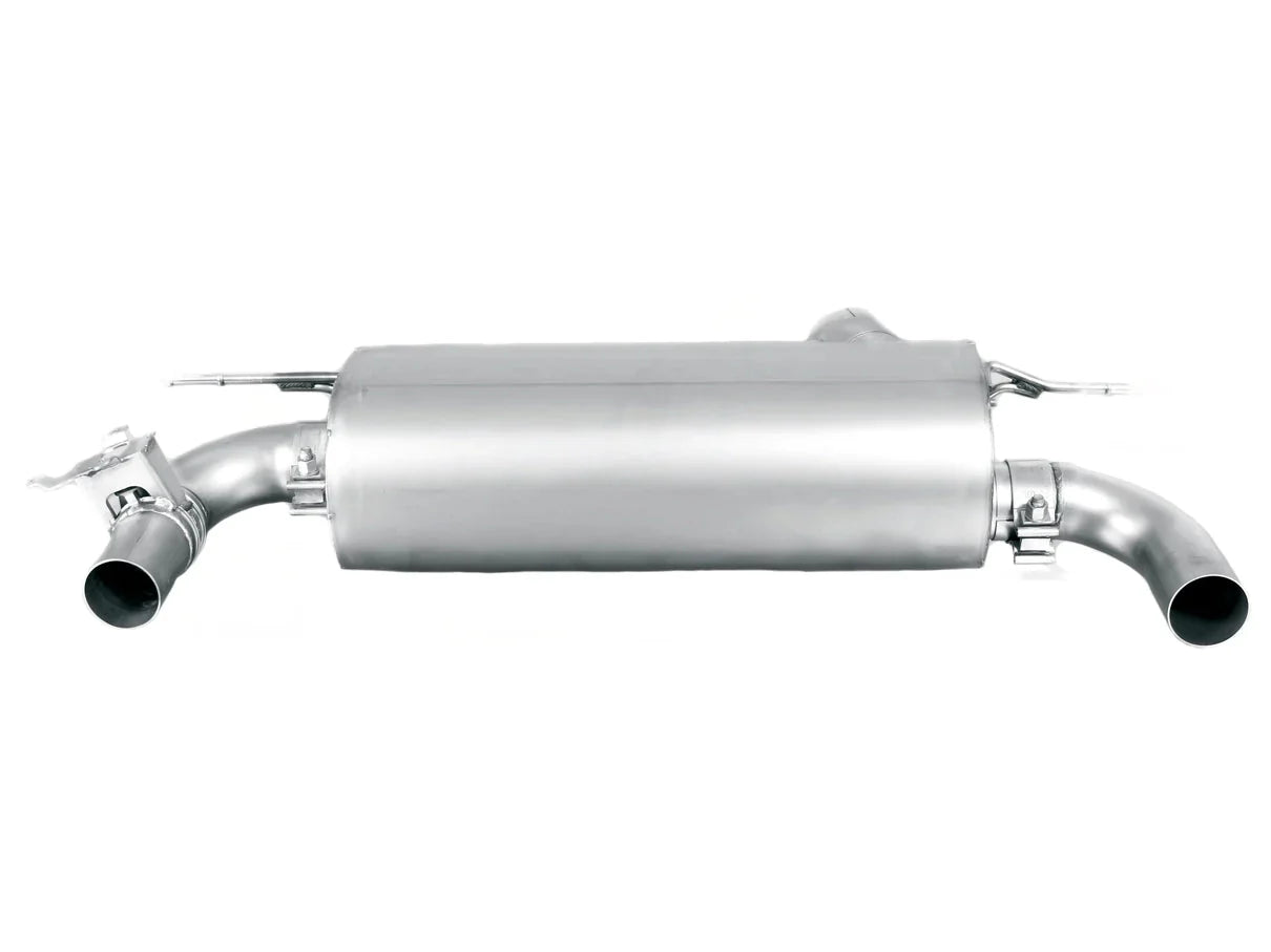 Remus Sport Exhaust Rear Silencer for BMW 340i 340i xDrive F30 F31 & 440i 440i xDrive F32 F33 F36 LCI B58 - Valved Axle-Back, Stainless Steel, EC Approved - 088015 1500